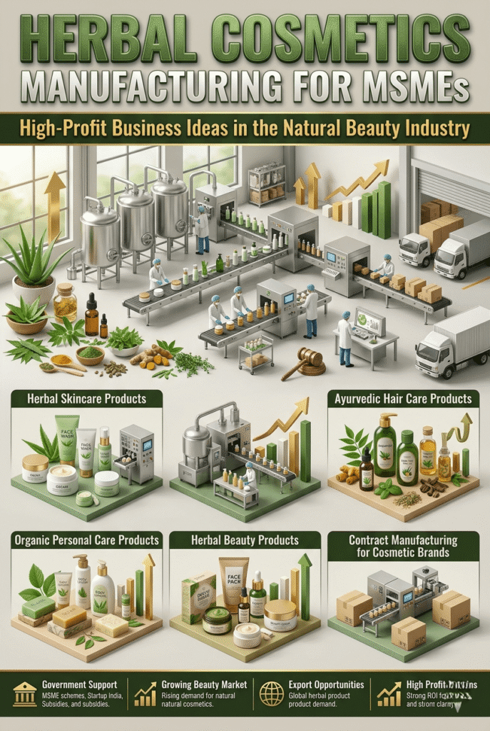 Herbal Cosmetics Manufacturing Business