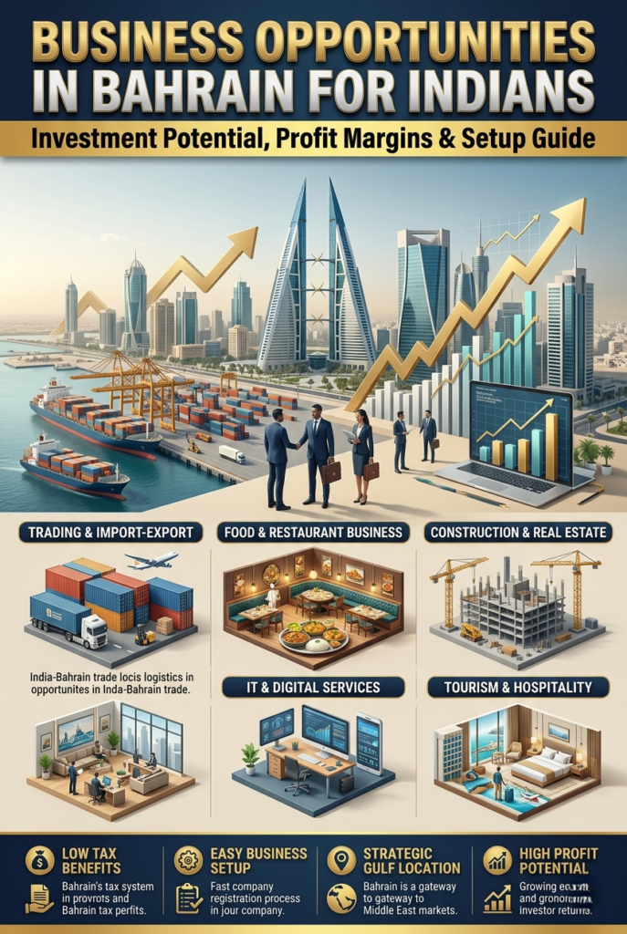 Business Opportunities in Bahrain for Indians