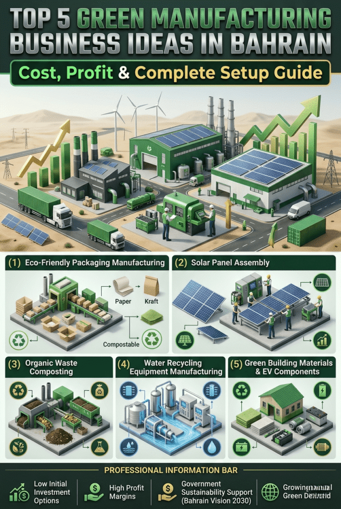 Green manufacturing business in Bahrain
