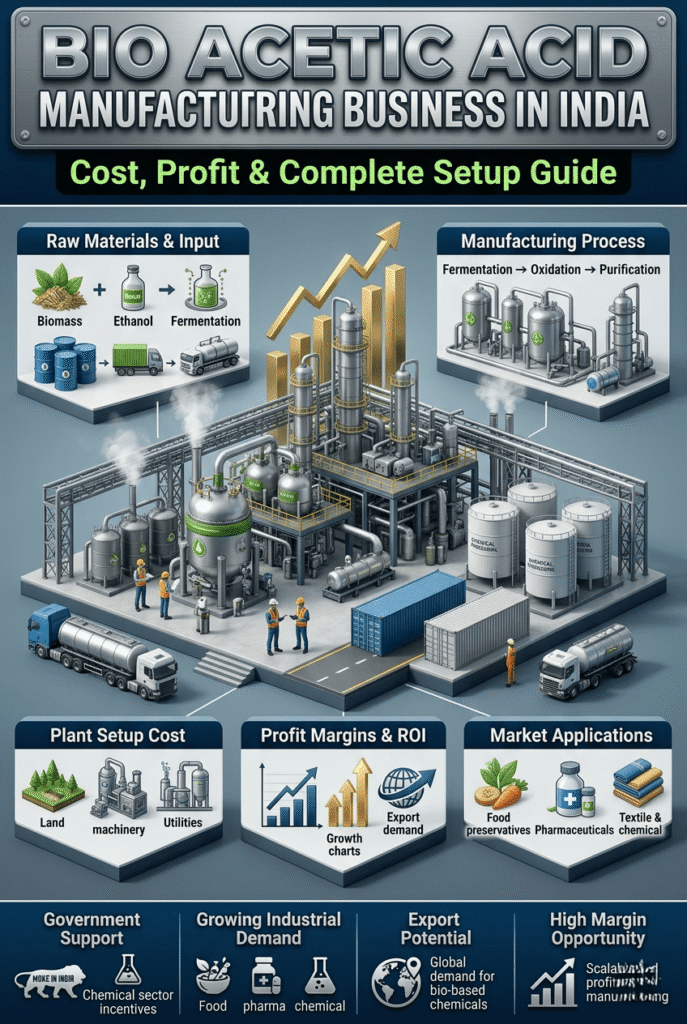 Bio Acetic Acid Manufacturing Business in India