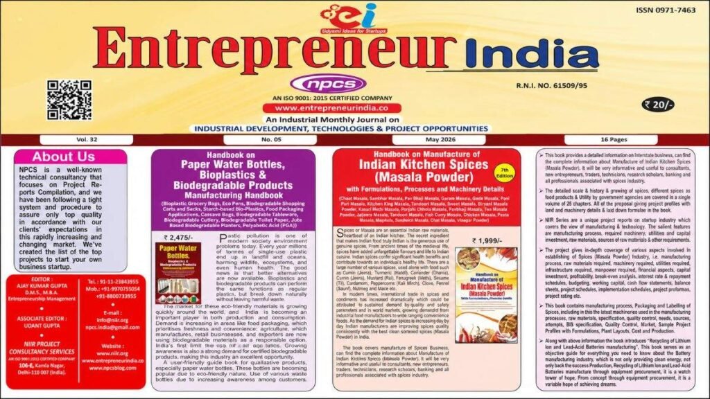Entrepreneur India May 2026 PDF Download