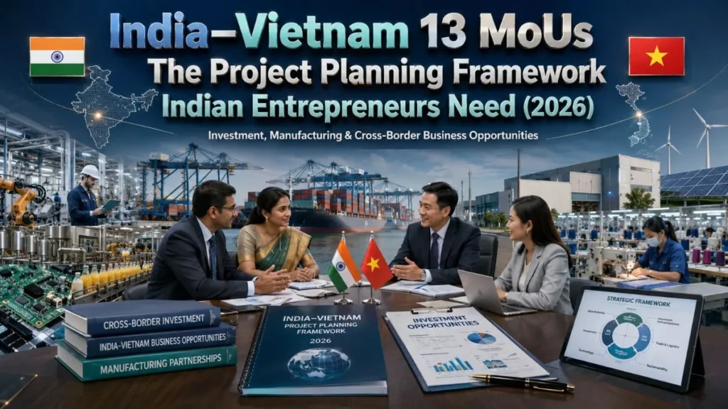 India Vietnam business opportunities 2026 MoUs sectors