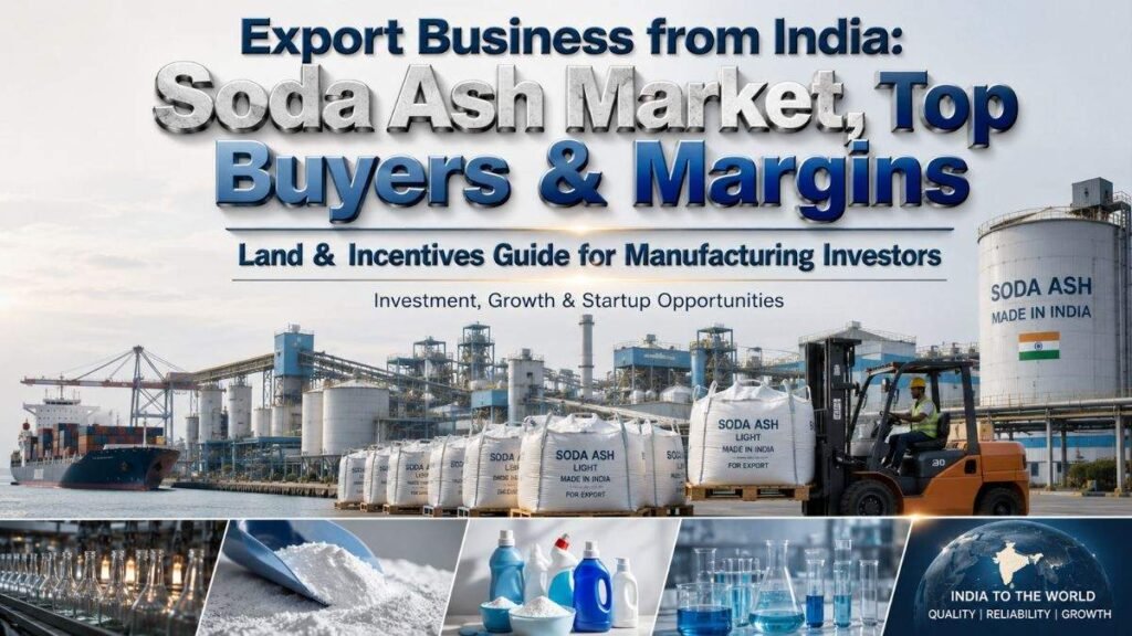 soda ash export business India