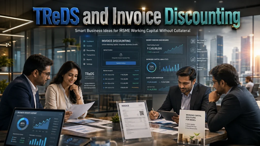 TReDS invoice discounting for MSME