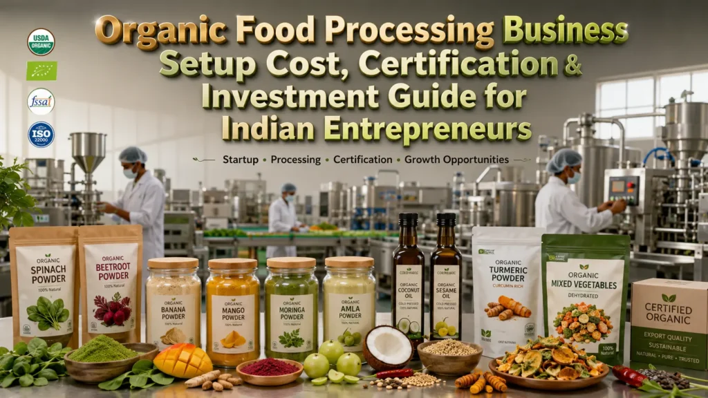 Organic Food Processing Business in India