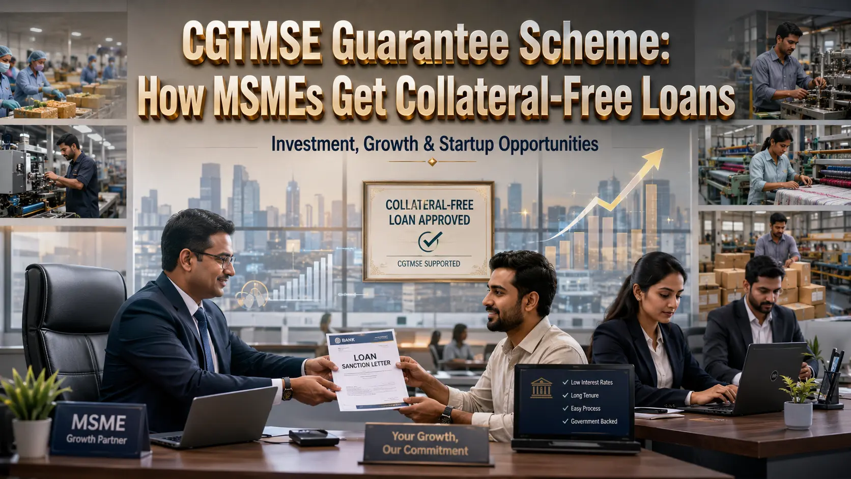 CGTMSE loan scheme for MSME collateral free loan