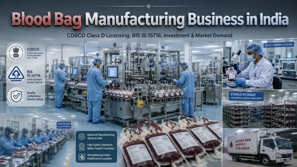 Blood Bag Manufacturing Business in India