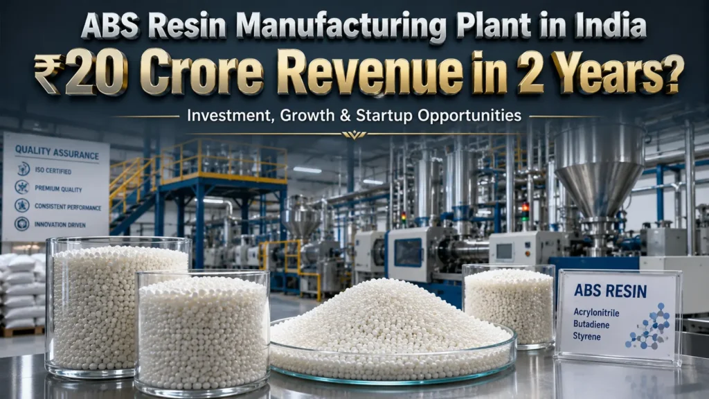 ABS resin manufacturing plant in India