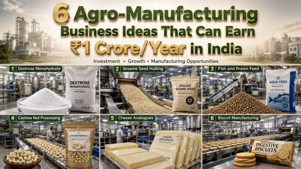 Agro Manufacturing Business Ideas in India