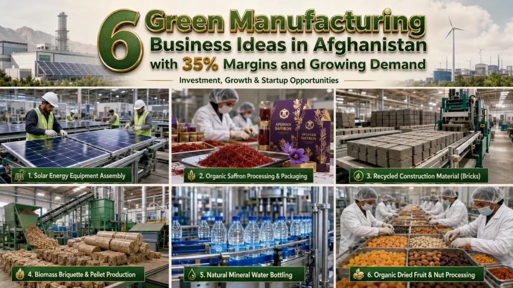 Green Manufacturing Business Ideas in Afghanistan