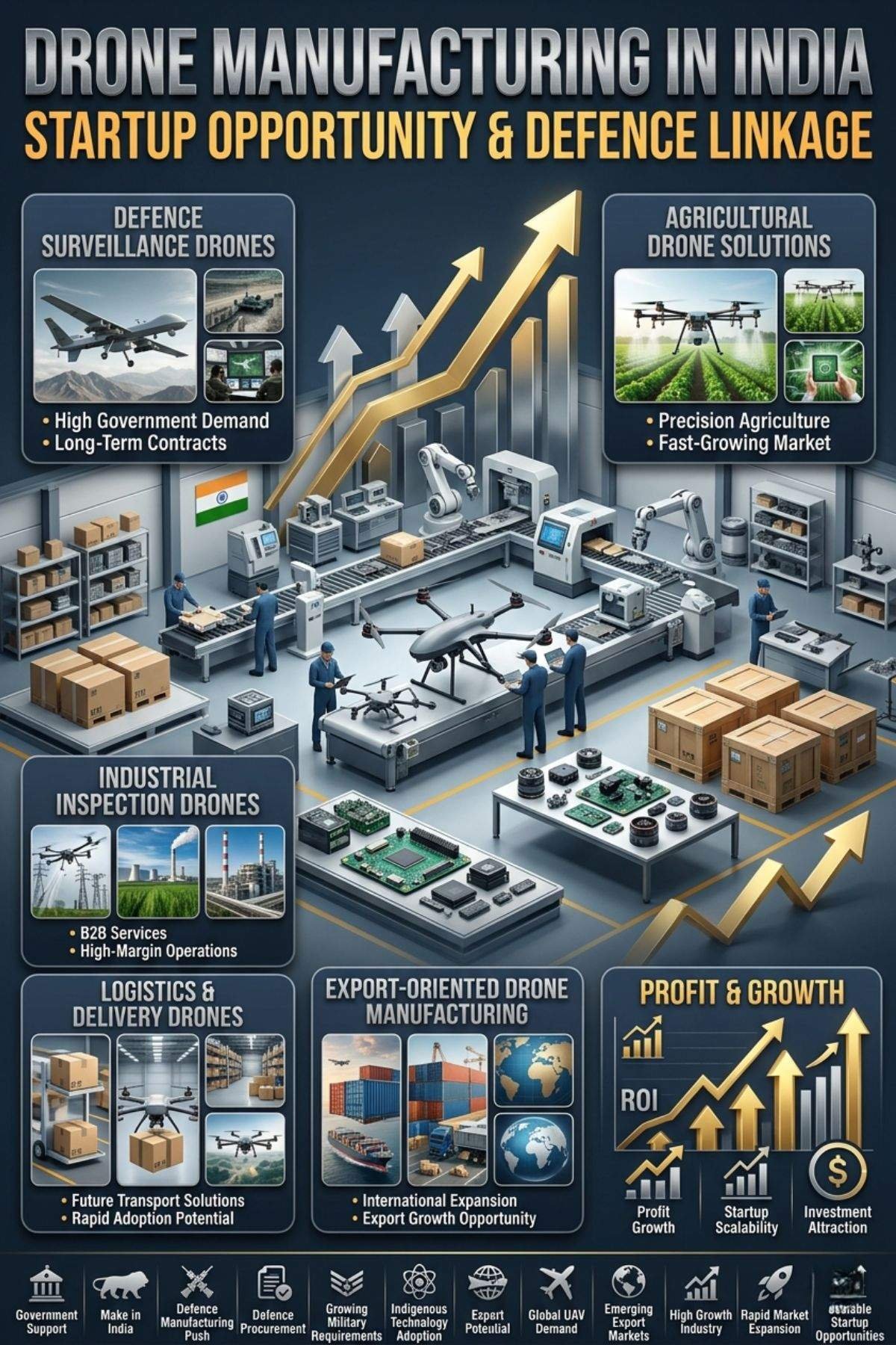 Drone Manufacturing Business in India with MSME and Defence Opportunities