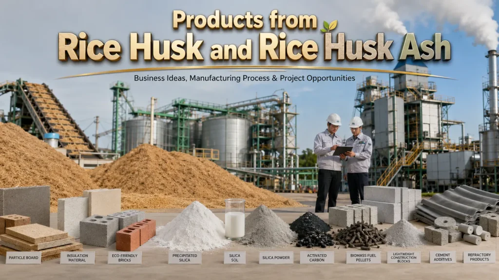 Rice Husk Products Business Ideas