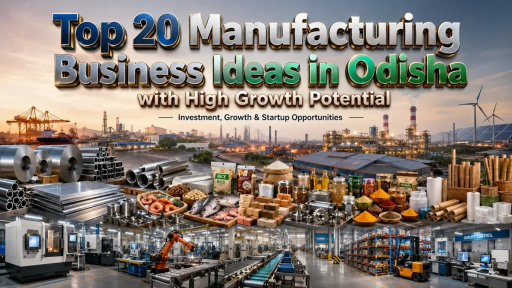 Top 20 Manufacturing Business Ideas in Odisha