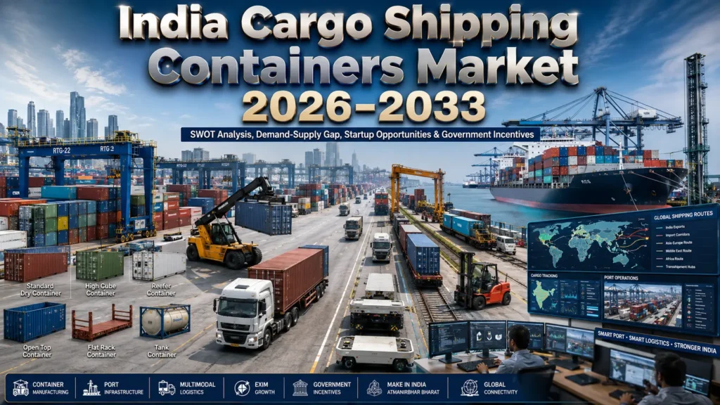 India Cargo Shipping Containers Market 2026–2033: Size, CMAS