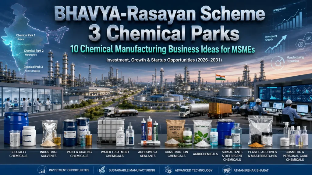 BHAVYA Rasayan Scheme: 10 Chemical Business Ideas by Investment