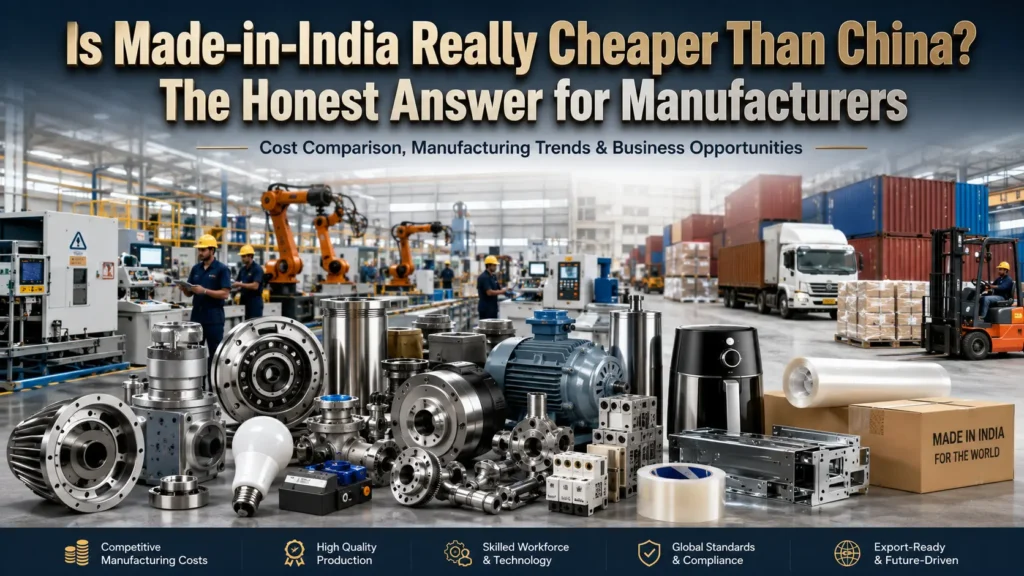 India vs China Manufacturing Cost Comparison