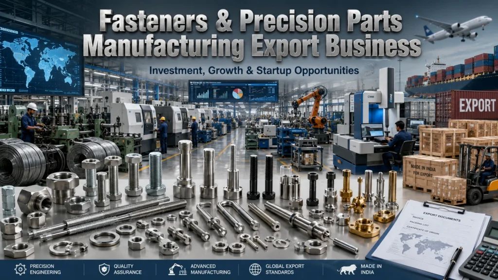Fasteners and Precision Parts Manufacturing Export