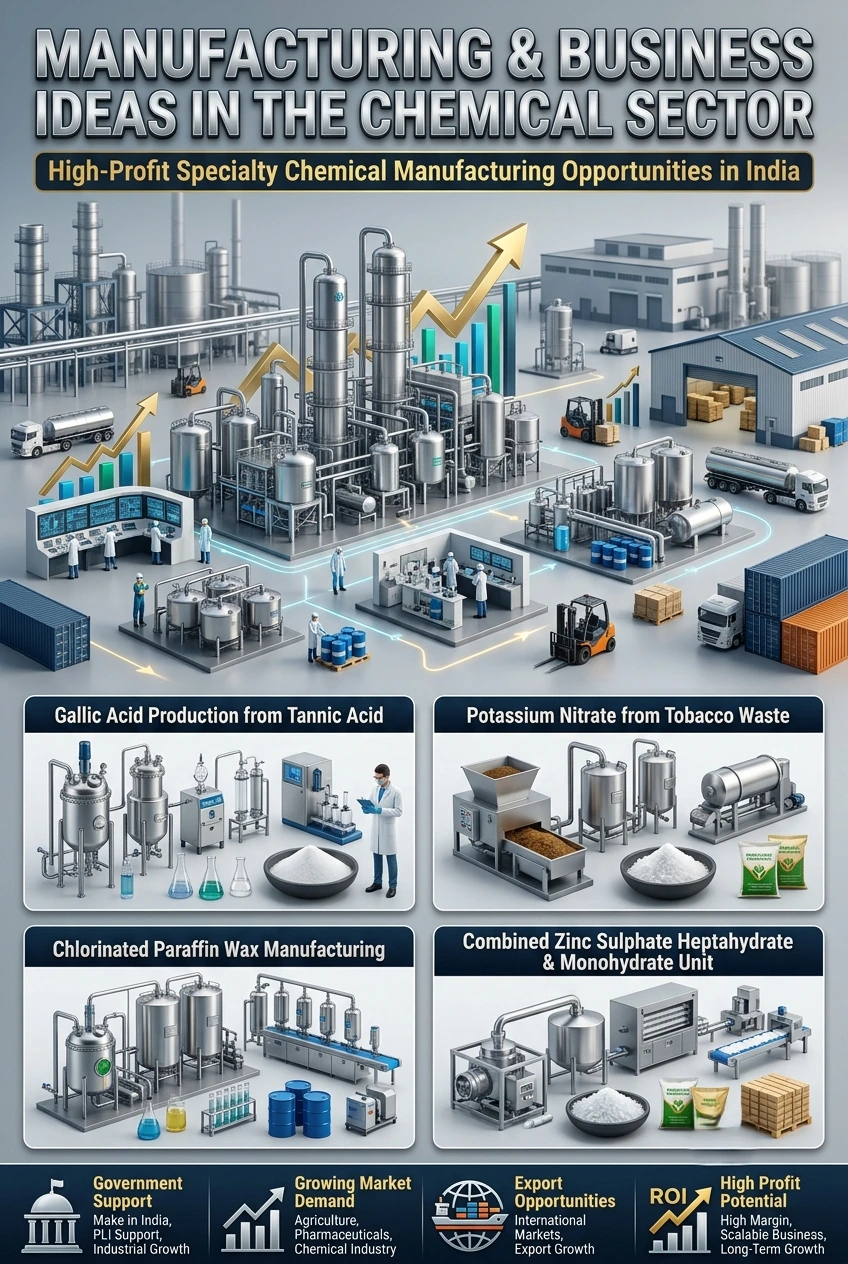 Chemical Manufacturing Business Ideas India