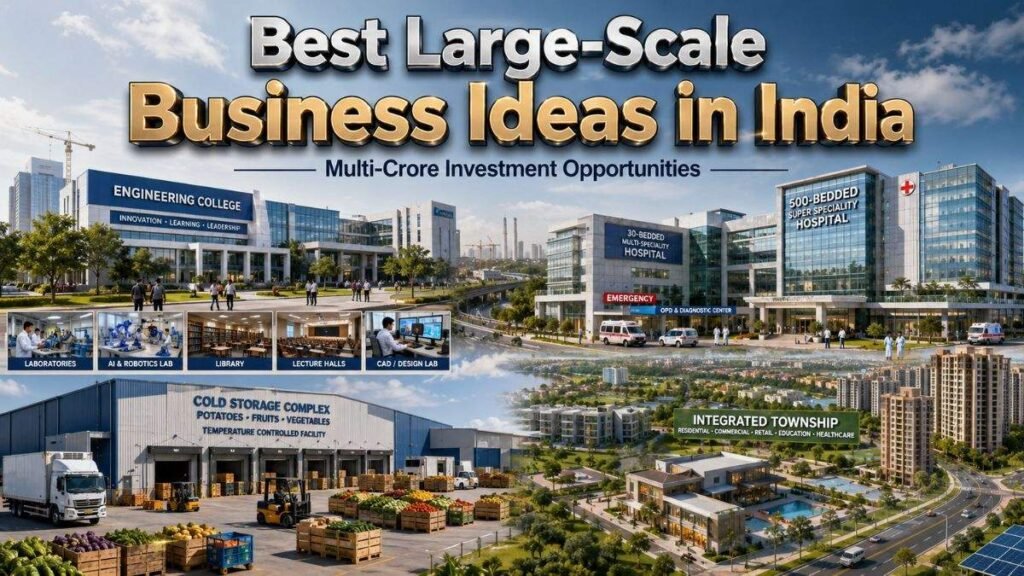 Best Large Scale Business Ideas in India | Crore Projects
