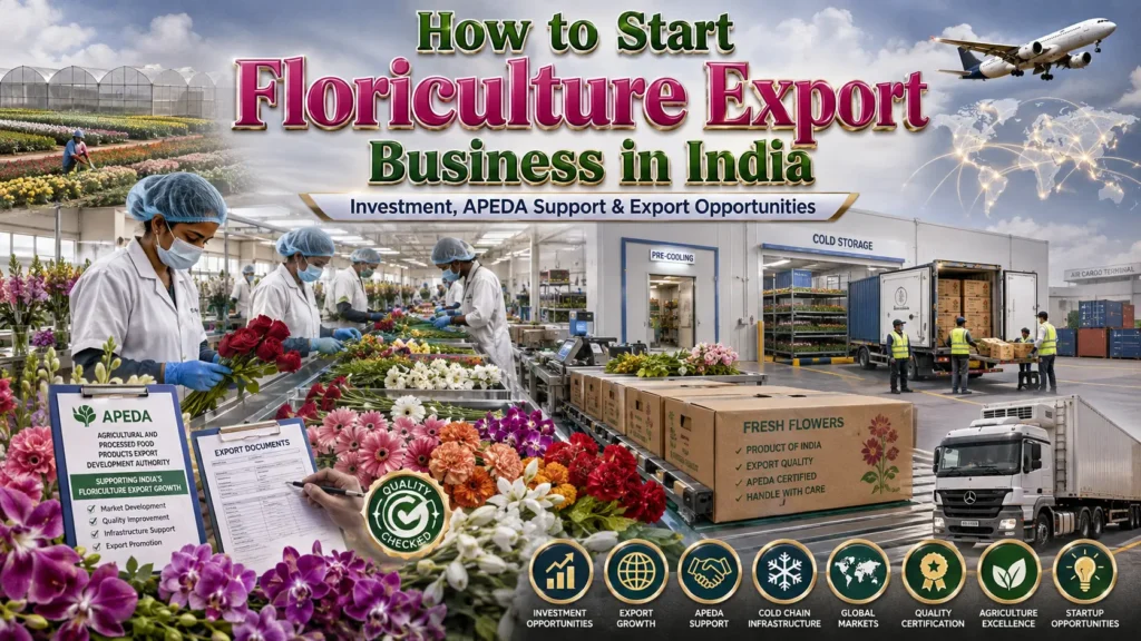 Floriculture Export Business in India: APEDA Support